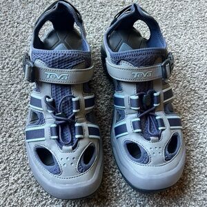 Teva Women's Blue and Gray Sandals